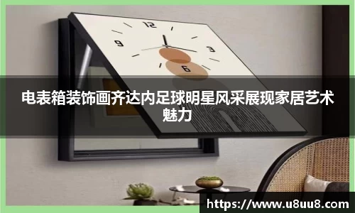 电表箱装饰画齐达内足球明星风采展现家居艺术魅力